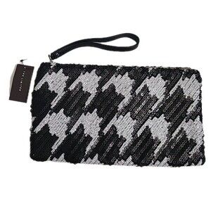 The Limited Sequin Wallet Zipper Wallet Bag New Purse